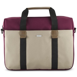 Сумка для ноутбука Hama Silvan 222063 (Beige/Burgundy)