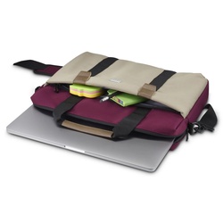 Geanta pentru laptop Hama Silvan 222063 (Beige/Burgundy) Thumb