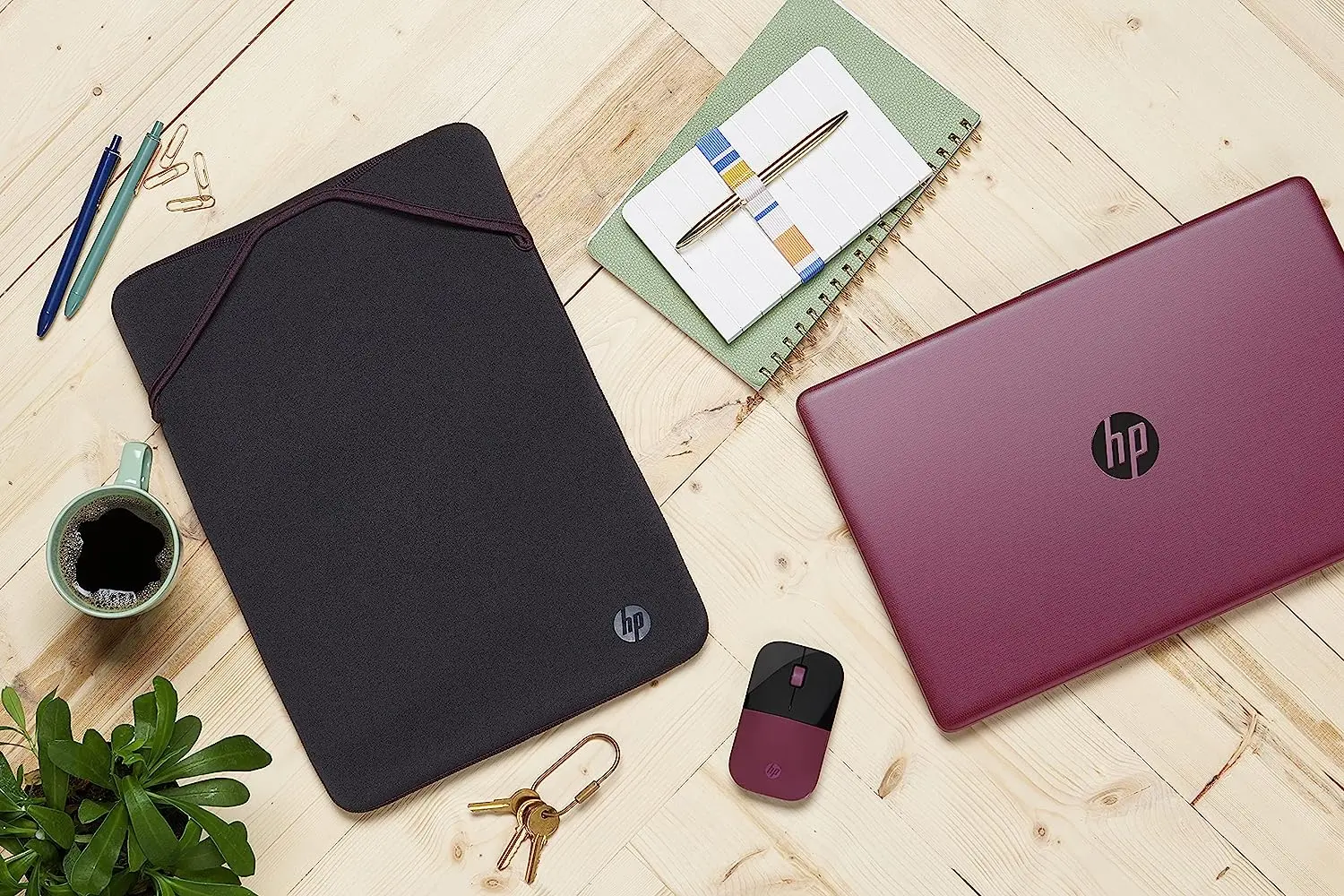 Husa pentur laptop HP Reversible Protective Mauve (Black) - 4