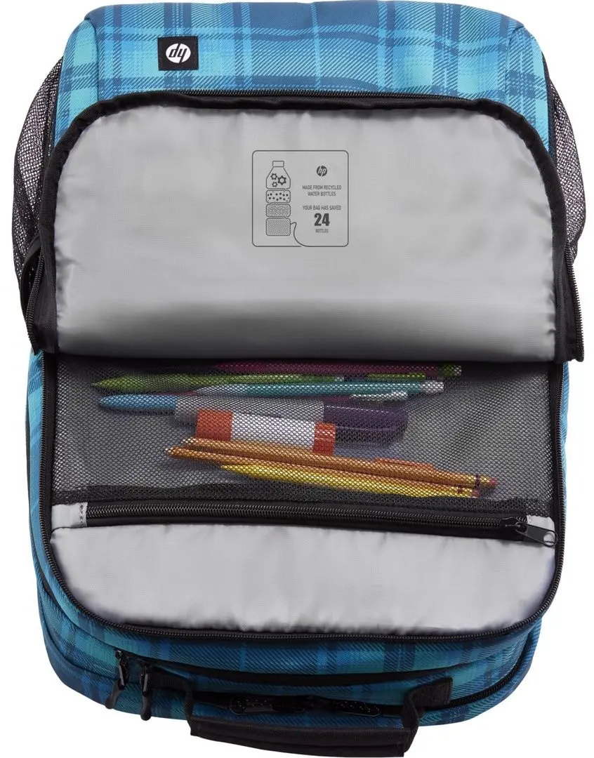 Rucsac pentru laptop HP Campus XL Tartan Plaid Backpack (Blue)