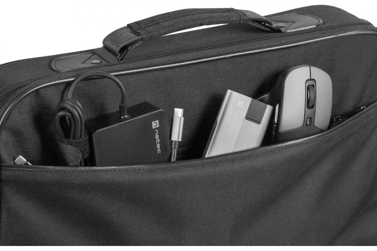 Geanta pentru laptop Natec Impala 2 17.3 (Onyx Black)