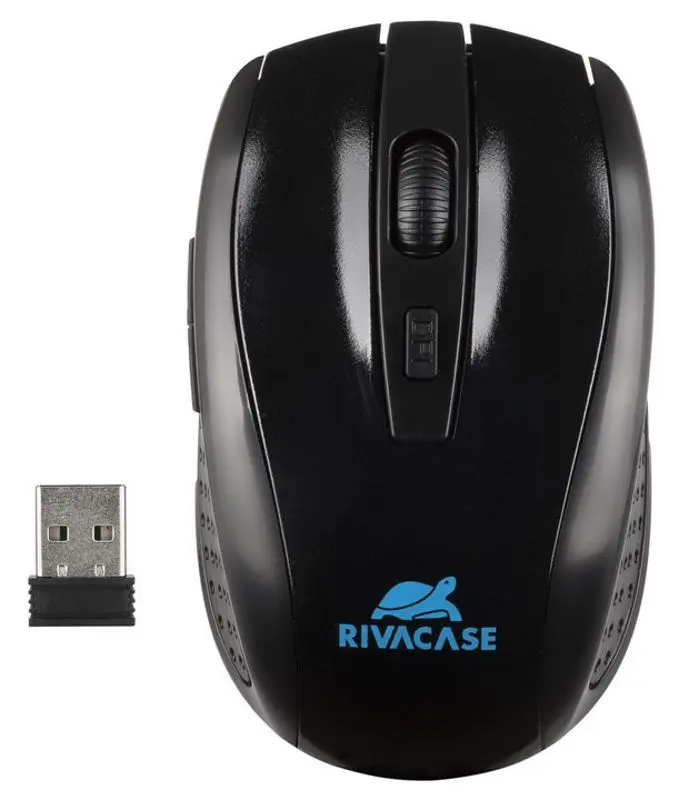 Geanta pentru laptop + mouse fara fir RivaCase Regent 8038 (Black)