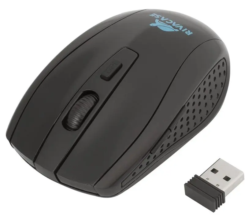 Geanta pentru laptop + mouse fara fir RivaCase Regent 8038 (Black)
