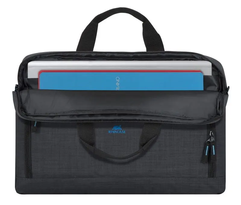 Geanta pentru laptop + mouse fara fir RivaCase Regent 8058 (Black)