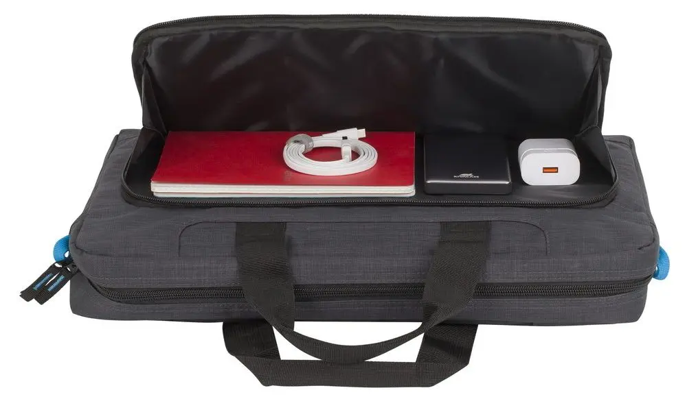 Geanta pentru laptop + mouse fara fir RivaCase Regent 8058 (Black)