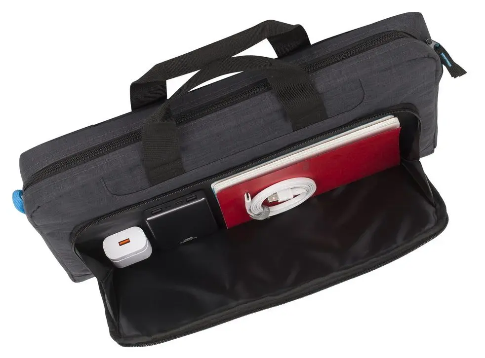 Geanta pentru laptop + mouse fara fir RivaCase Regent 8058 (Black)