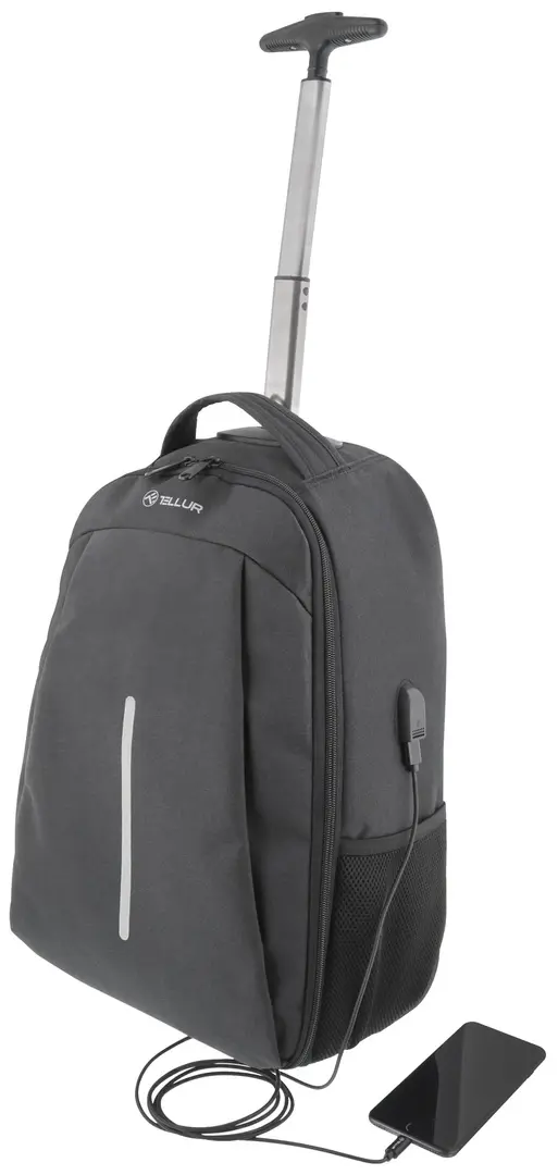 Рюкзак-тележка для ноутбука Tellur Rolly TLL611262 (Black) - 2