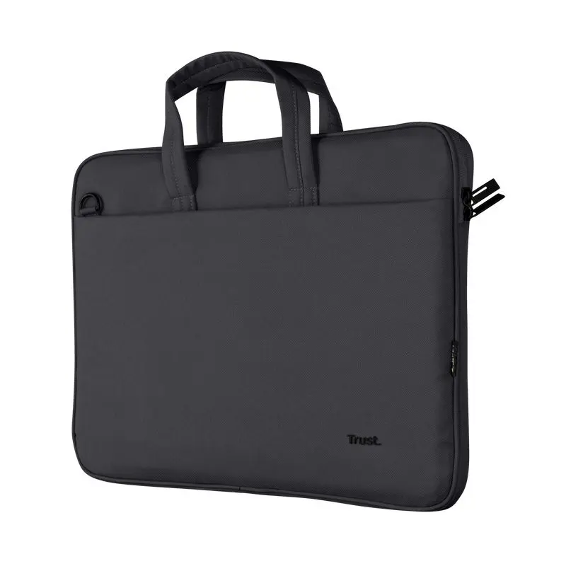 Сумка для ноутбука Trust Bologna 16 Eco-friendly Slim (Black) - 3