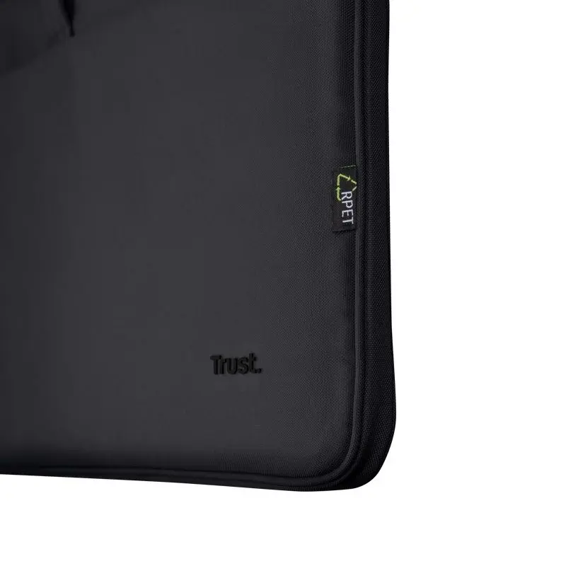 Сумка для ноутбука Trust Bologna 16 Eco-friendly Slim (Black) - 5