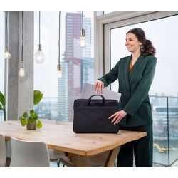 Сумка для ноутбука Trust Bologna 16 Eco-friendly Slim (Black) Thumb