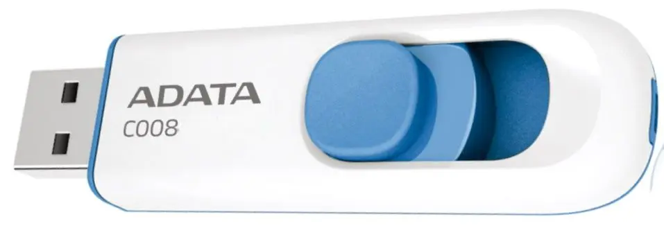 USB flash drive Adata AC008 16GB (White/Blue)