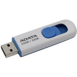 USB flash drive Adata AC008-32G-RWE 32GB (White/Blue) Thumb