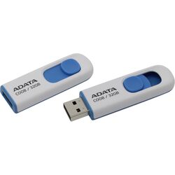 USB flash drive Adata AC008-32G-RWE 32GB (White/Blue)