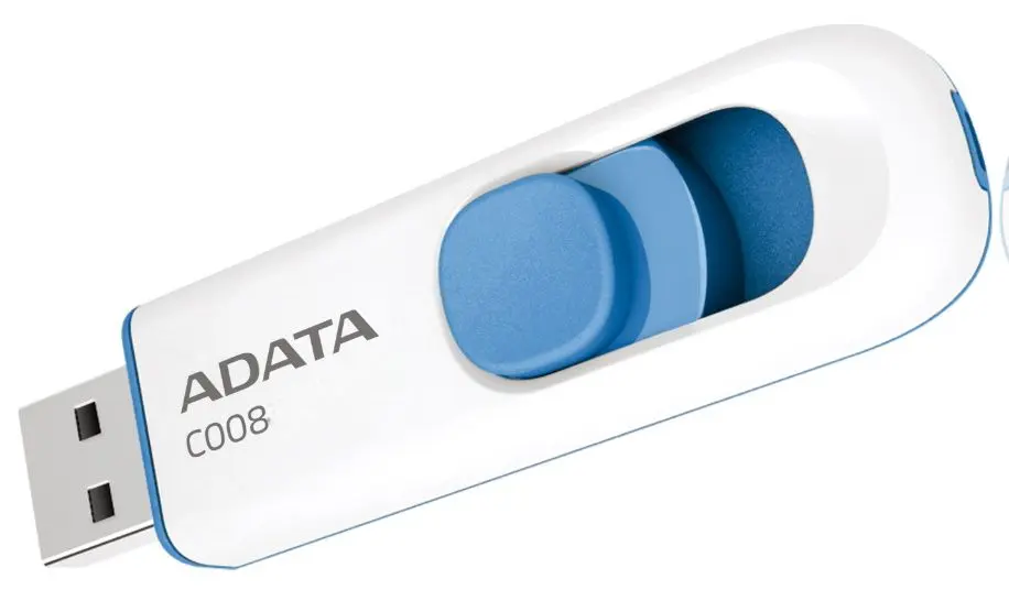USB flash drive Adata AC008 32GB (White/Blue) - 2