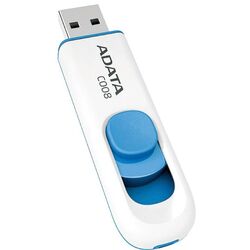 USB flash drive ADATA C008 2.0 64GB (White/Blue)