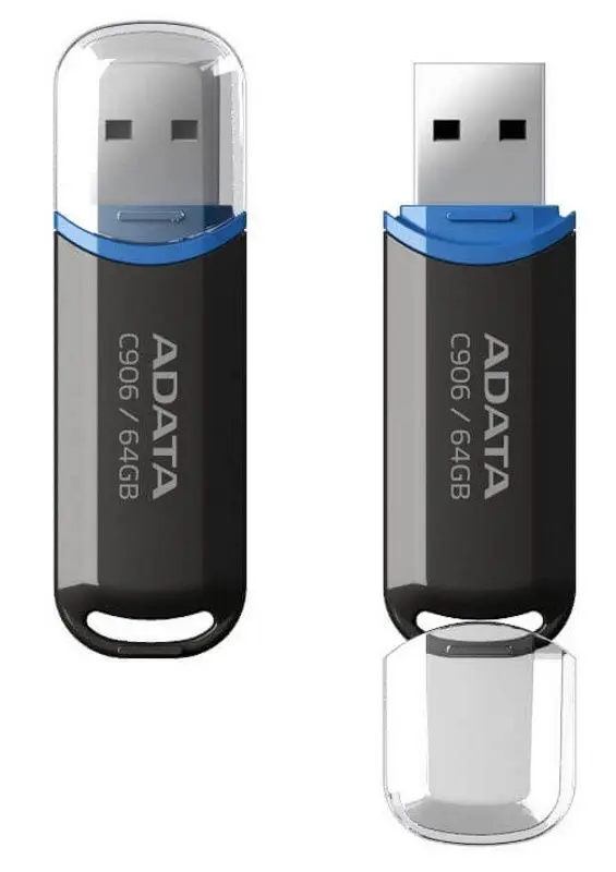 USB flash drive Adata C906 64GB (Black/Blue) - 3