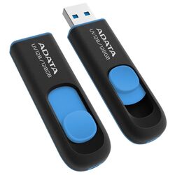 USB flash drive ADATA UV128 128Gb (Black-Blue) Thumb