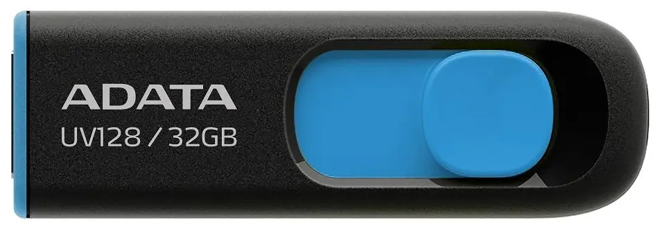 USB flash drive ADATA UV128 3.1 64Gb (Black/Blue)