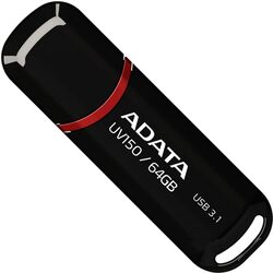 USB flash drive ADATA UV150 3.0 128Gb Black (AUV150-128G-RBK) Thumb