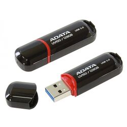 USB flash drive ADATA UV150 3.0 128Gb Black (AUV150-128G-RBK) Thumb