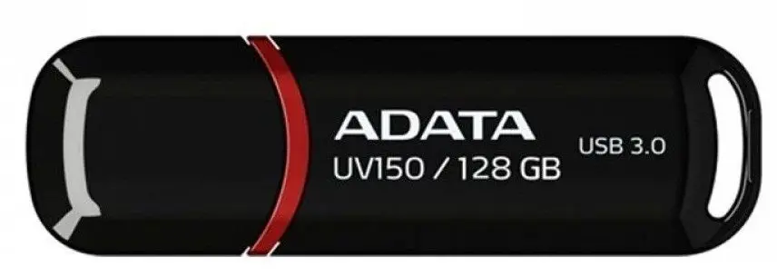 USB flash drive ADATA UV150 3.0 128Gb Black (AUV150-128G-RBK)