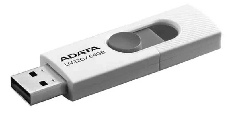 USB flash drive Adata UV220 64GB (White/Grey) - 2
