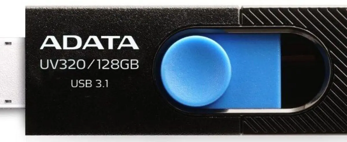 USB flash drive Adata UV320 128GB (Black/Blue) - 3