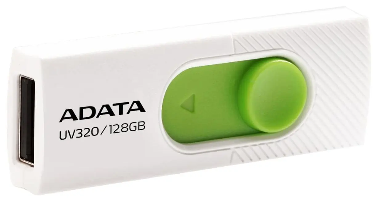 USB flash drive Adata UV320 128GB (White/Green) - 3