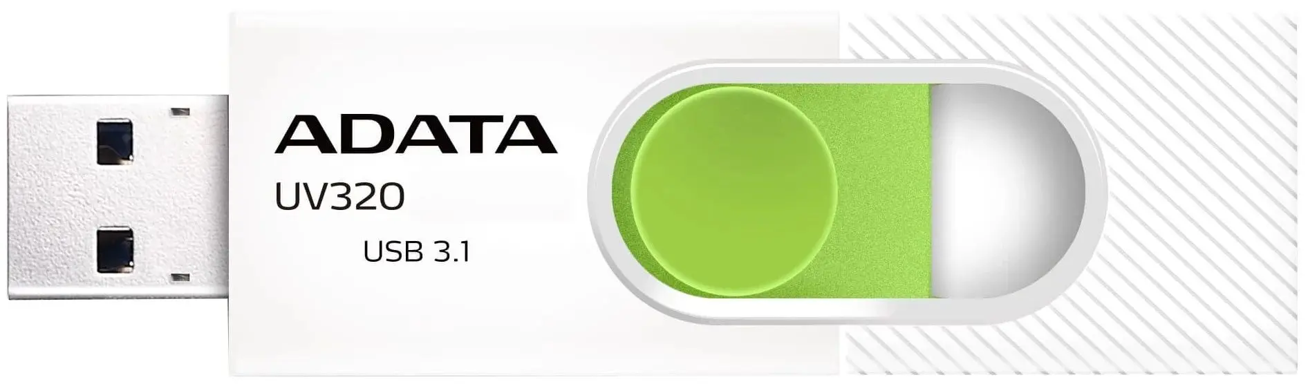 USB flash drive Adata UV320 32GB (White/Green) - 2