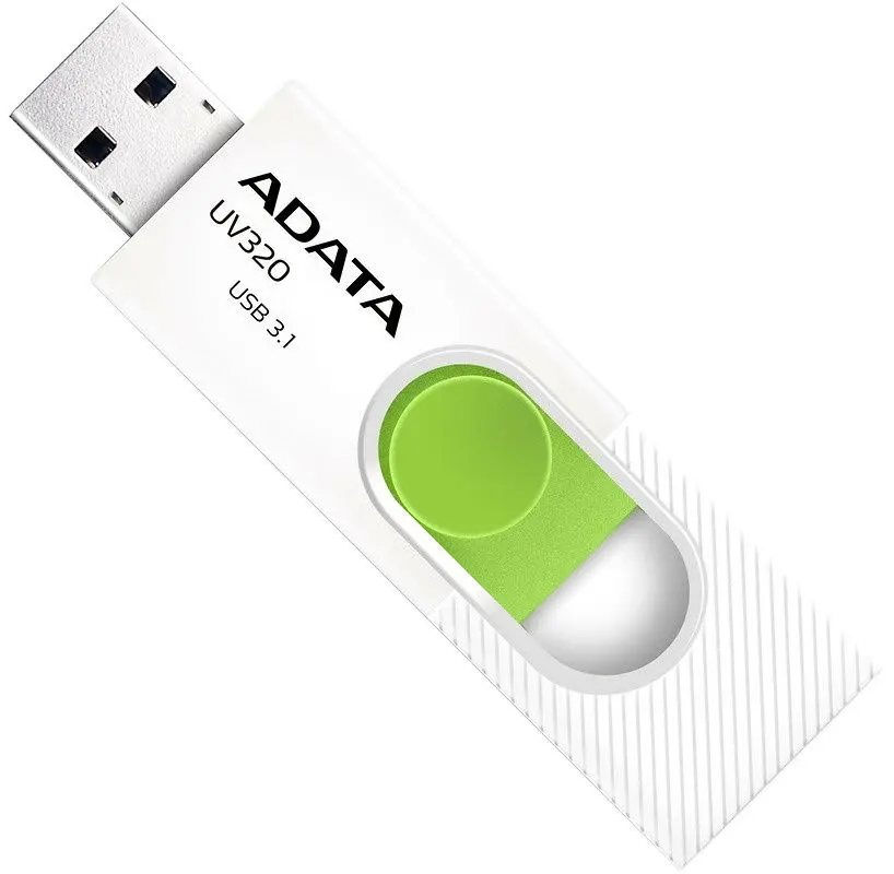 USB flash drive Adata UV320 32GB (White/Green) - 3
