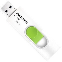 USB flash drive Adata UV320 64GB (White/Green) Thumb