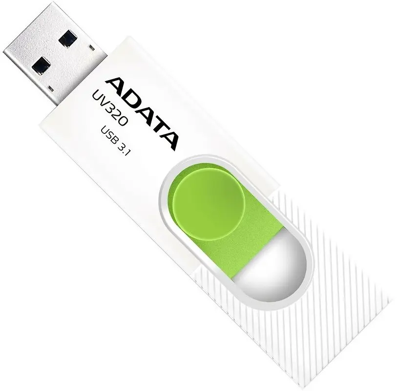 USB flash drive Adata UV320 64GB (White/Green) - 3