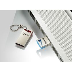 USB flash drive Apacer AH155 64GB (Silver/Blue) Thumb