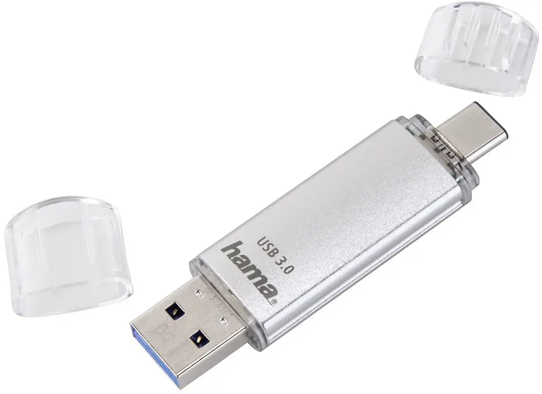 USB flash накопитель Hama C-Laeta 3.1 128GB (Silver) - 2