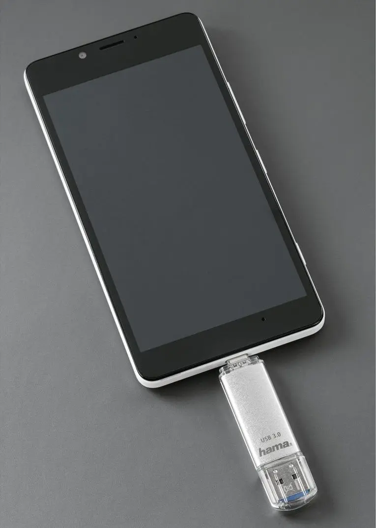 USB flash накопитель Hama C-Laeta 3.1 128GB (Silver) - 4