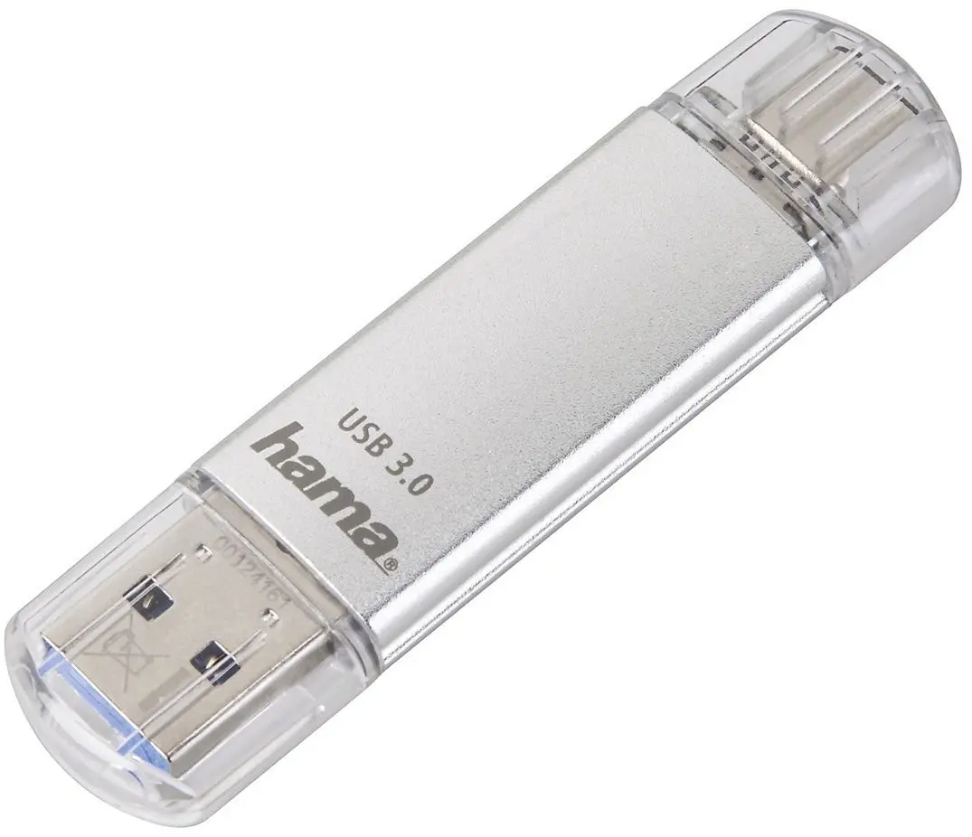 USB flash накопитель Hama C-Laeta 3.1 128GB (Silver)