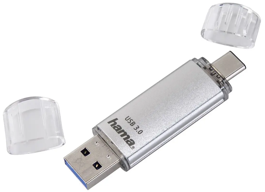 USB flash накопитель Hama C-Laeta 3.1 64GB (Silver) - 2