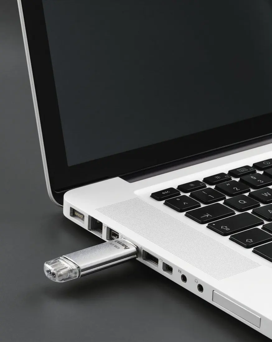 USB flash накопитель Hama C-Laeta 3.1 64GB (Silver) - 4