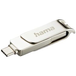 USB flash drive Hama C-Rotate Pro 182491 128GB (Silver) Thumb