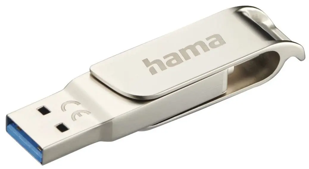 USB flash drive Hama C-Rotate Pro 182491 128GB (Silver)