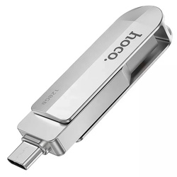 USB flash накопитель Hoco UD10 Wise 128GB (Silver) Thumb