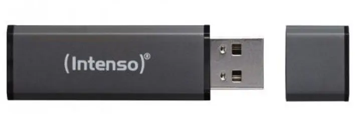 USB flash накопитель Intenso Alu Line 2.0 32Gb Anthracite (4034303016419) - 2