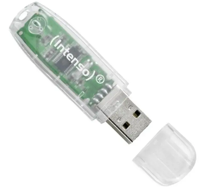 USB flash накопитель Intenso Rainbow Line 2.0 32Gb Transparent (4034303015245) - 2