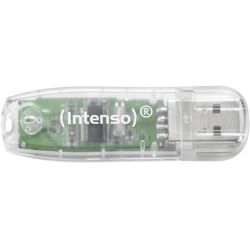 USB flash накопитель Intenso Rainbow Line 2.0 32Gb Transparent (4034303015245)