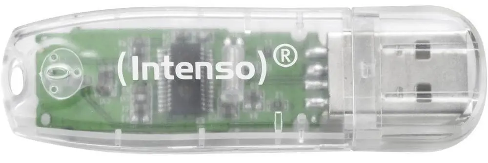 USB flash накопитель Intenso Rainbow Line 2.0 32Gb Transparent (4034303015245)