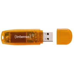 USB flash накопитель Intenso Rainbow Line 2.0 64 GB (Orange) Thumb