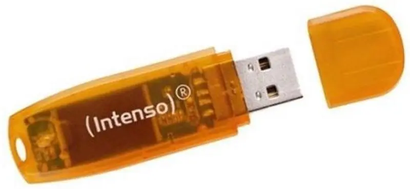 USB flash накопитель Intenso Rainbow Line 2.0 64 GB (Orange) - 4