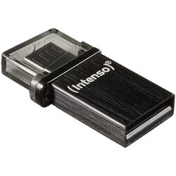 USB flash накопитель + Micro USB Intenso Mini Mobile Line 2.0 8Gb (Anthracite)