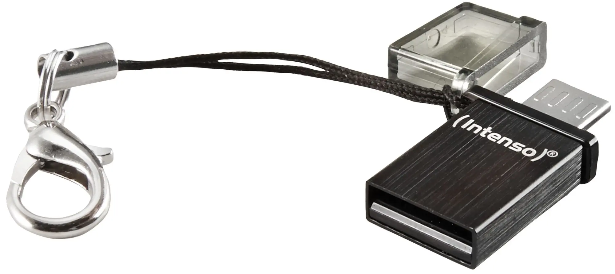 USB flash накопитель + Micro USB Intenso Mini Mobile Line 2.0 8Gb (Anthracite) - 4