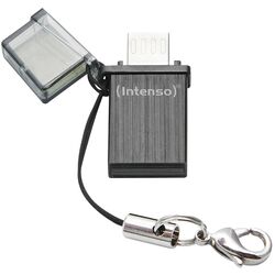 USB flash накопитель + Micro USB Intenso Mini Mobile Line 2.0 8Gb (Anthracite) Thumb